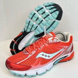 Saucony Grid Ignition 5 Womens Running S15202-11 Fierce Coral/Blu Sz 9.5M XLNT!